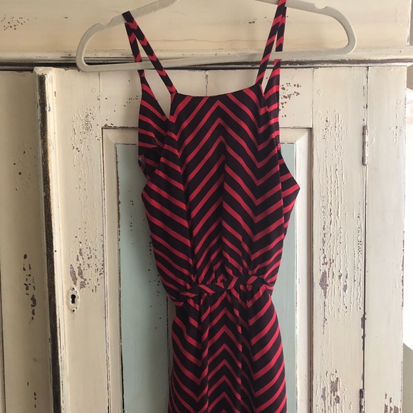 French Connection Chevron Ziggy Silk Maxi Dress - Picture 7 of 8